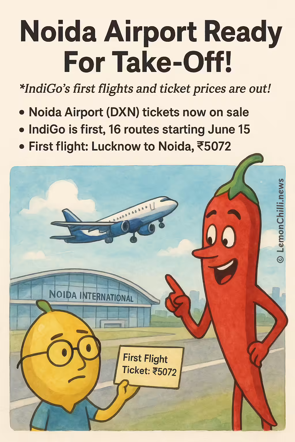 Noida Airport Ready For Take-Off!