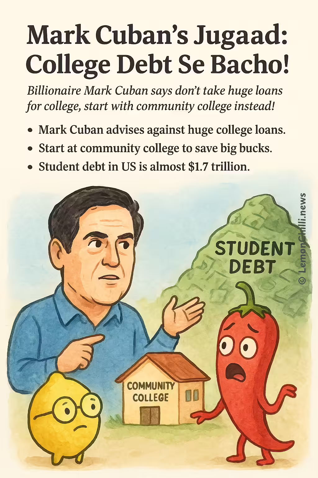 Mark Cuban's Jugaad: College Debt Se Bacho!