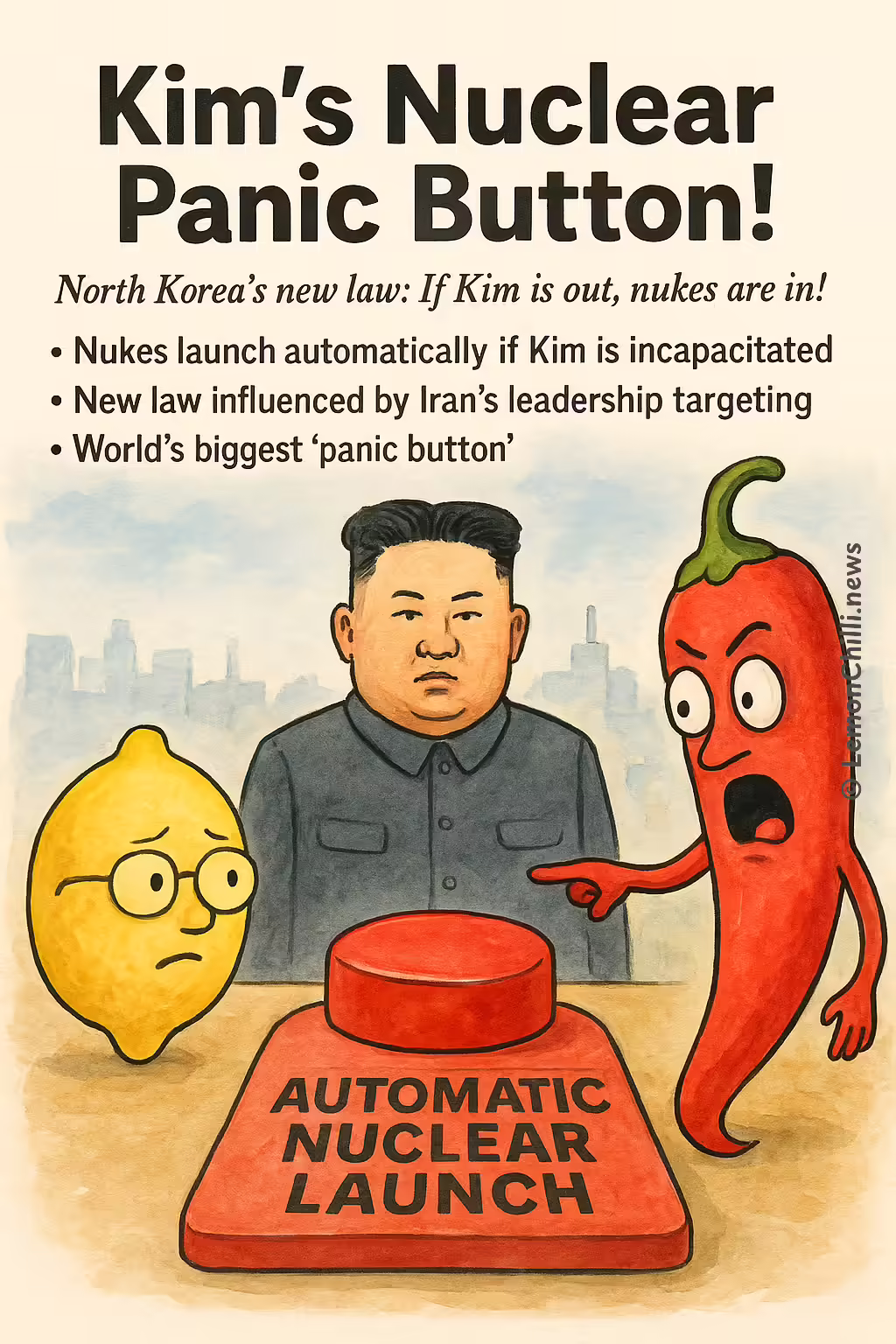 Kim's Nuclear Panic Button!