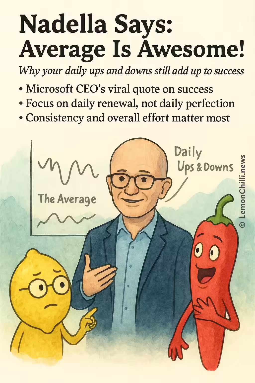 Nadella Says: Average Is Awesome!