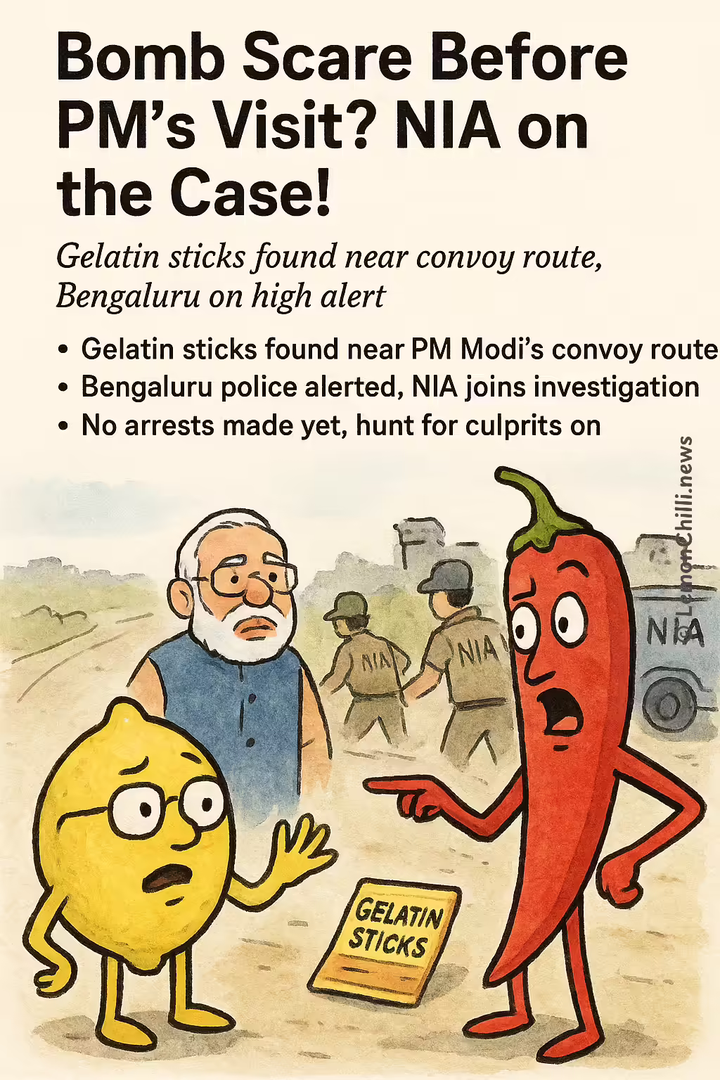 Bomb Scare Before PM's Visit? NIA on the Case!