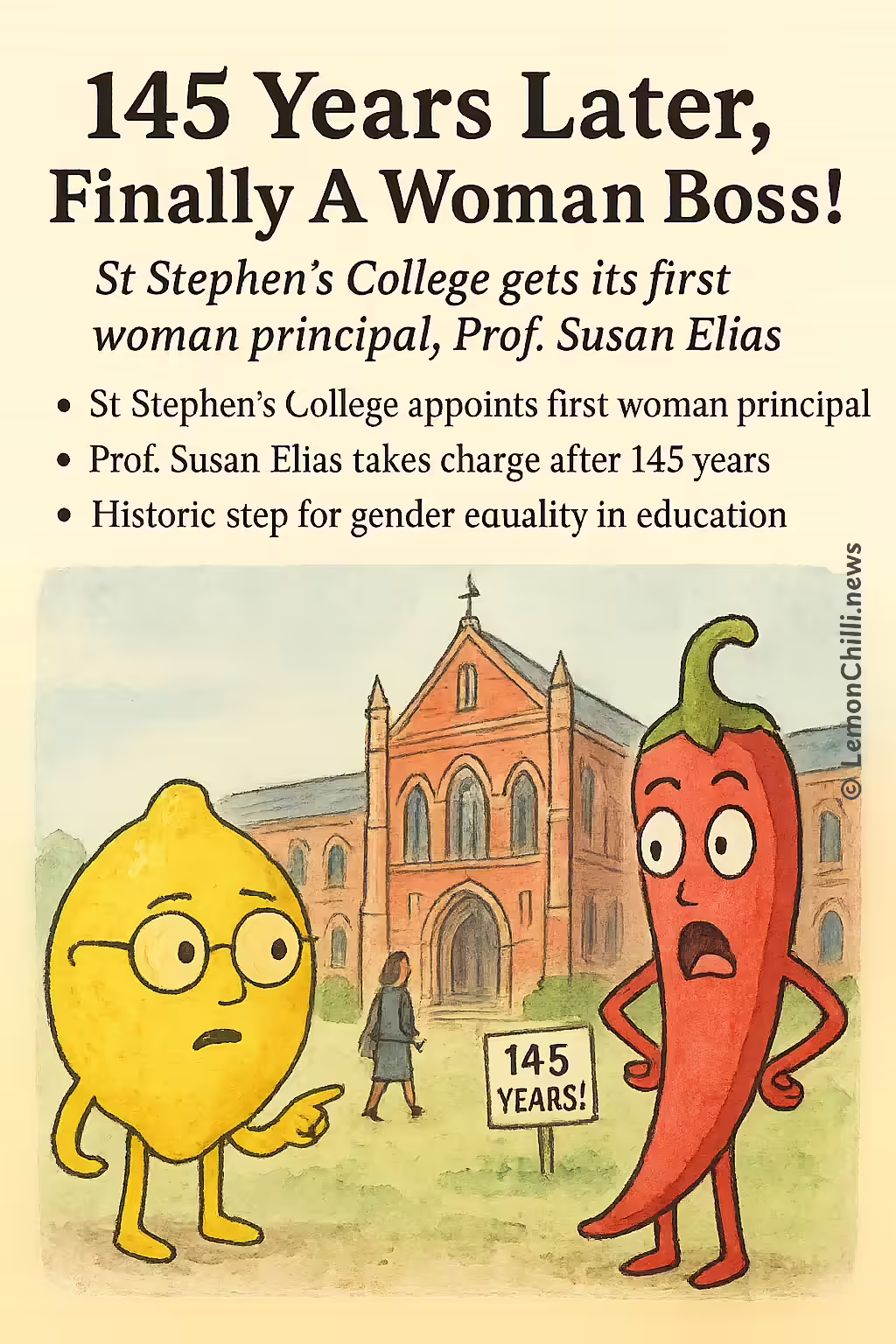 145 Years Later, Finally A Woman Boss!