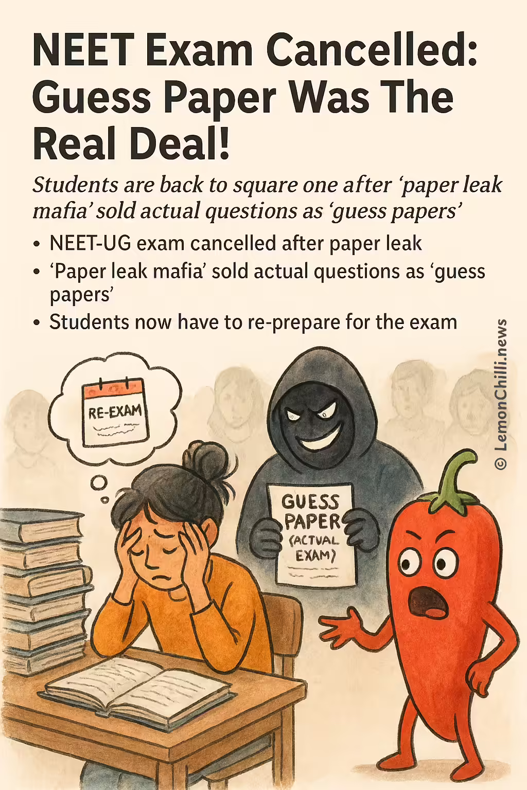 NEET Exam Cancelled: Guess Paper Was The Real Deal!