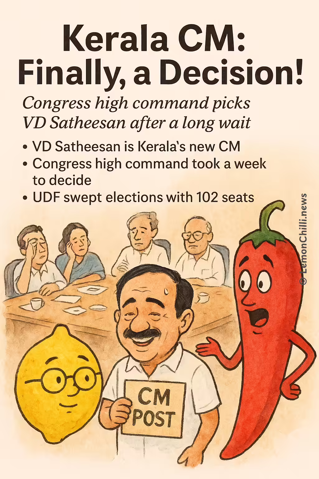 Kerala CM: Finally, a Decision!