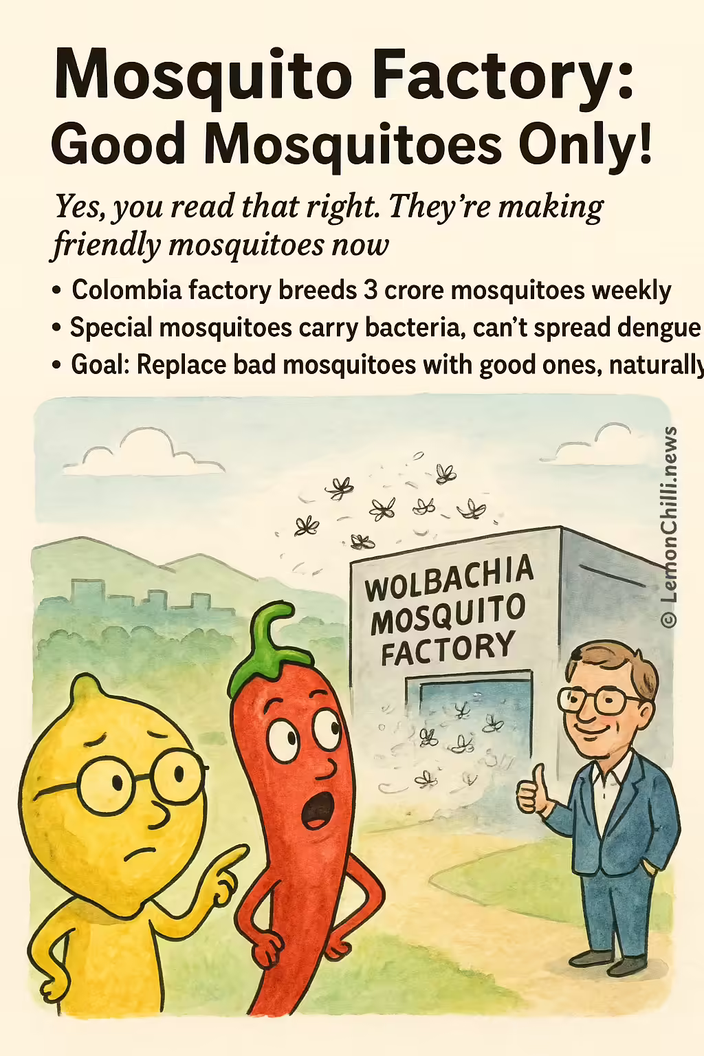 Mosquito Factory: Good Mosquitoes Only!