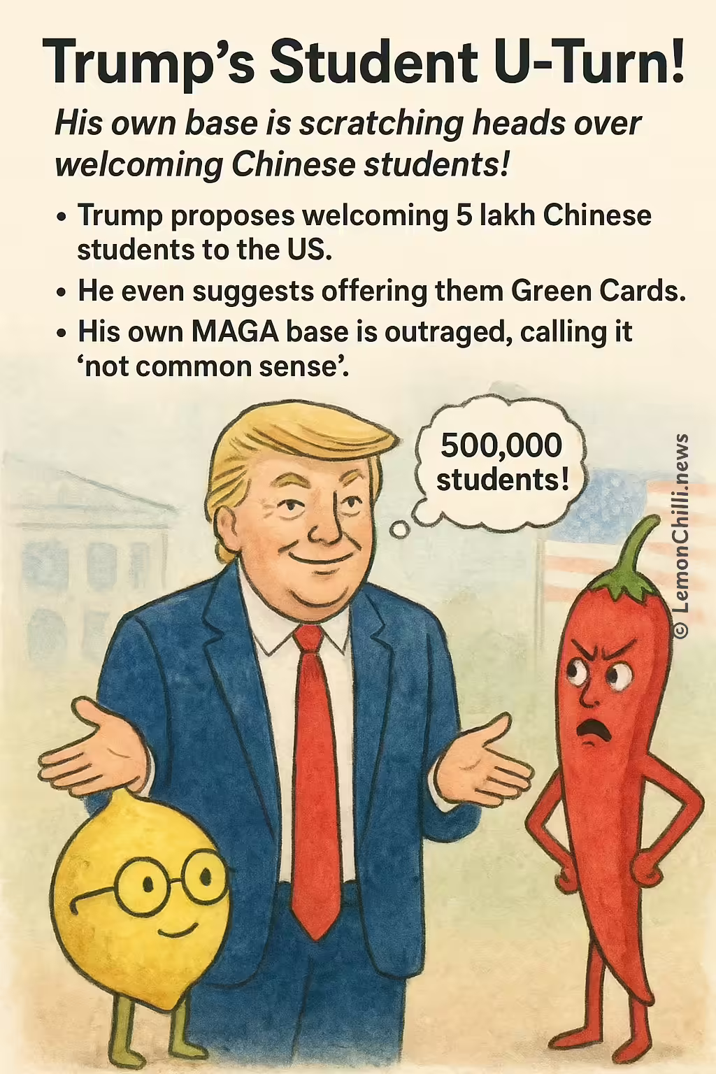 Trump's Student U-Turn!
