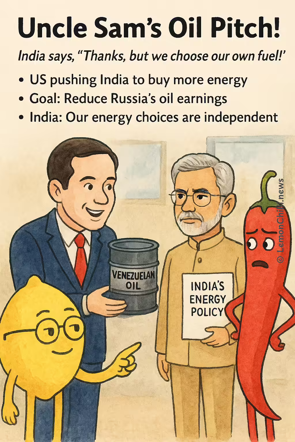 Uncle Sam's Oil Pitch!