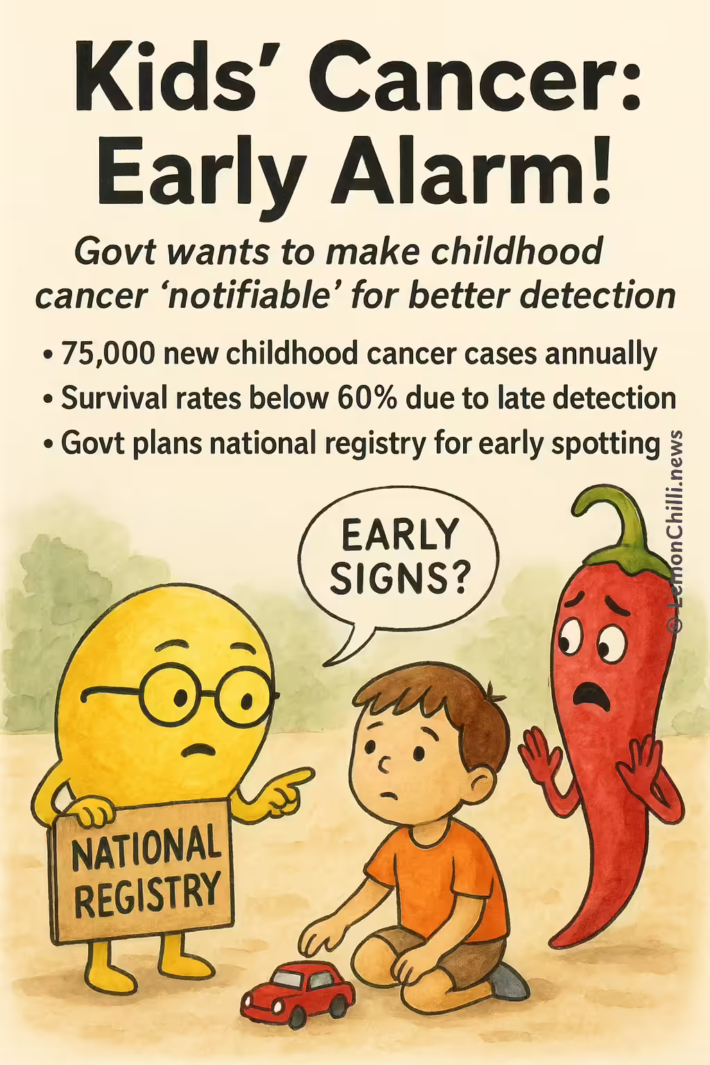 Kids' Cancer: Early Alarm!