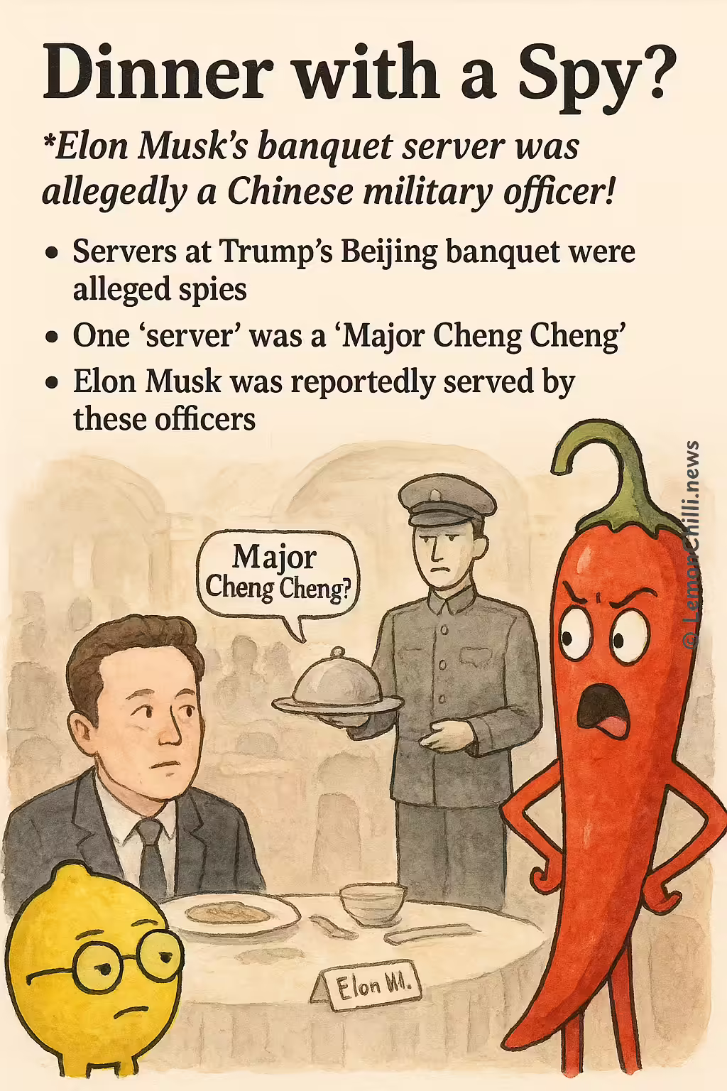 Dinner with a Spy?