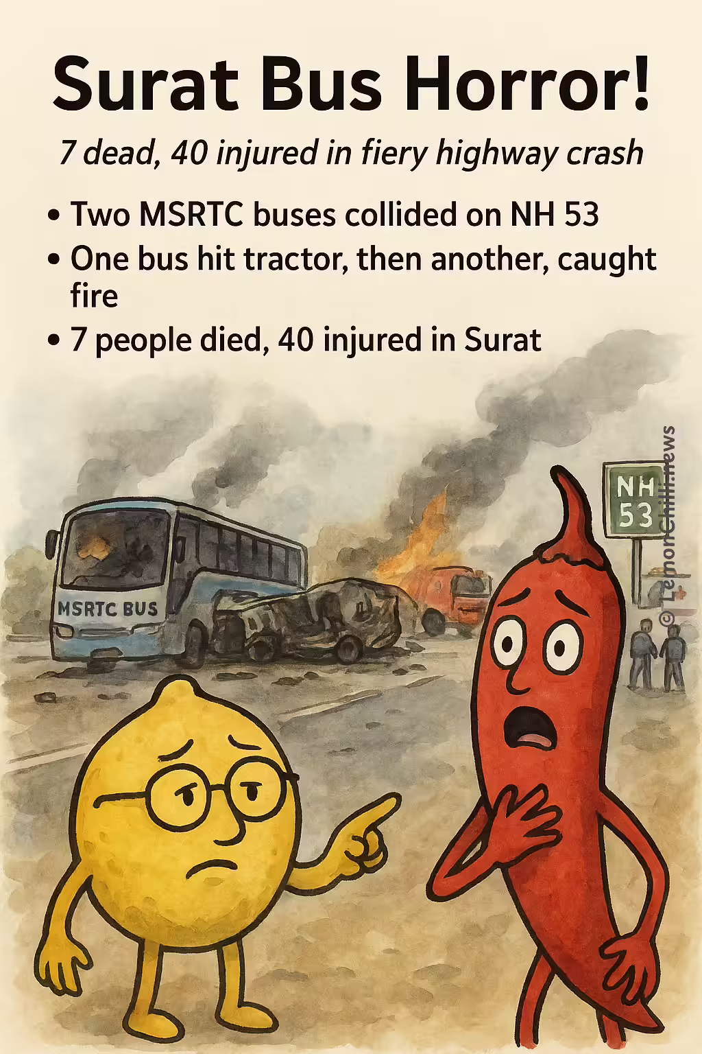 Surat Bus Horror!
