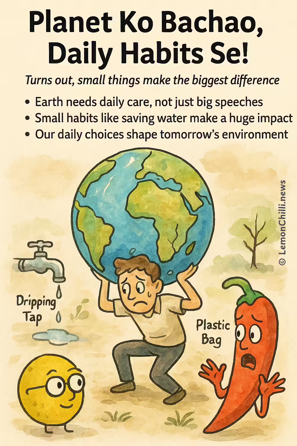 Planet Ko Bachao, Daily Habits Se!