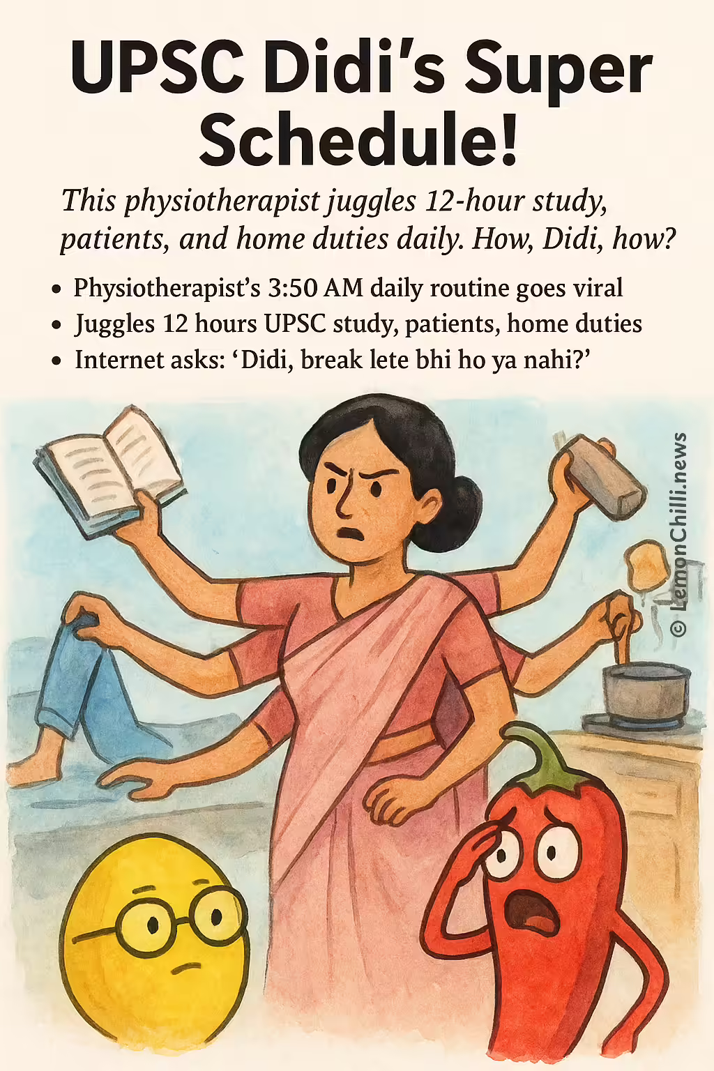 UPSC Didi's Super Schedule!