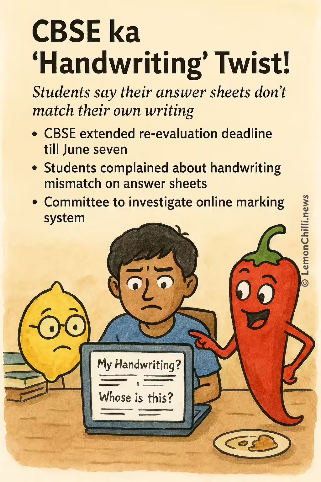 CBSE ka 'Handwriting' Twist!
