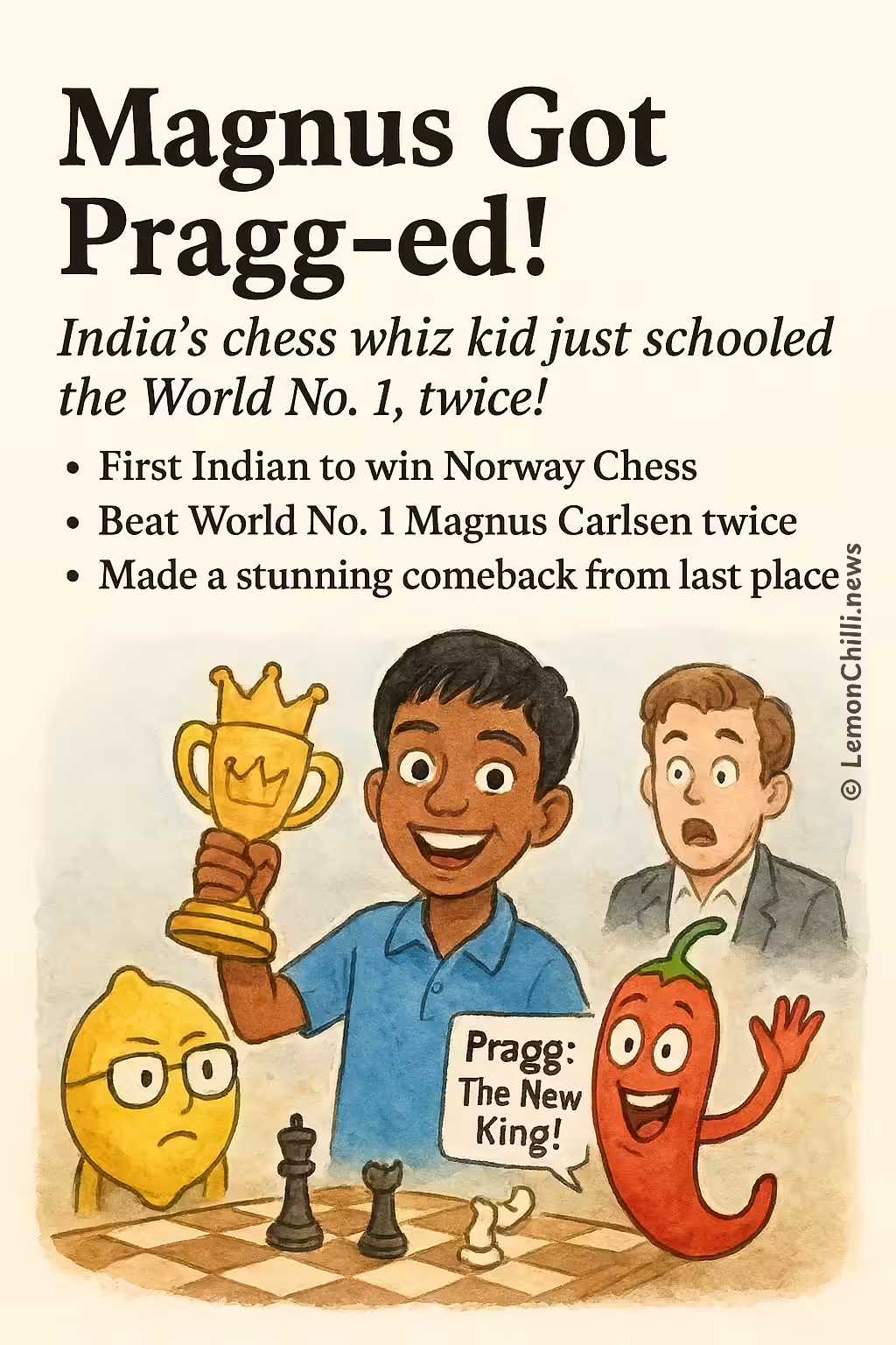 Magnus Got Pragg-ed!