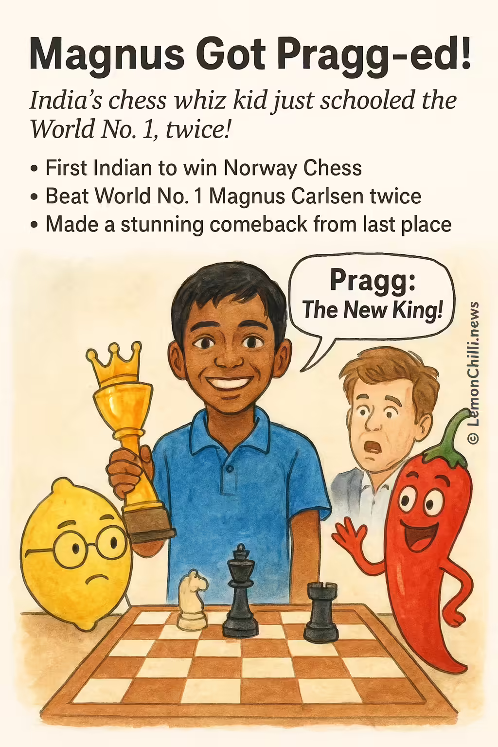 Magnus Got Pragg-ed!