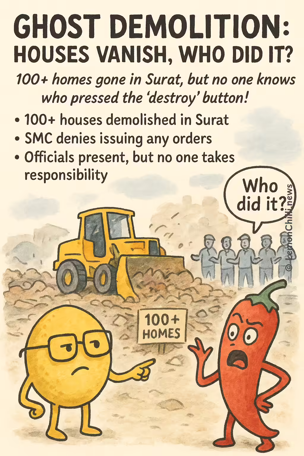 Ghost Demolition: Houses Vanish, Who Did It?