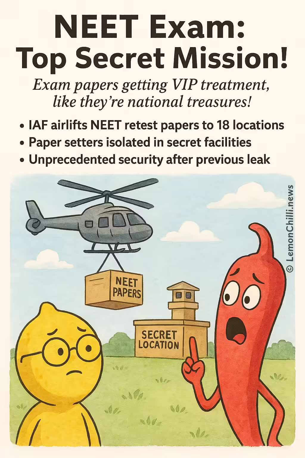 NEET Exam: Top Secret Mission!