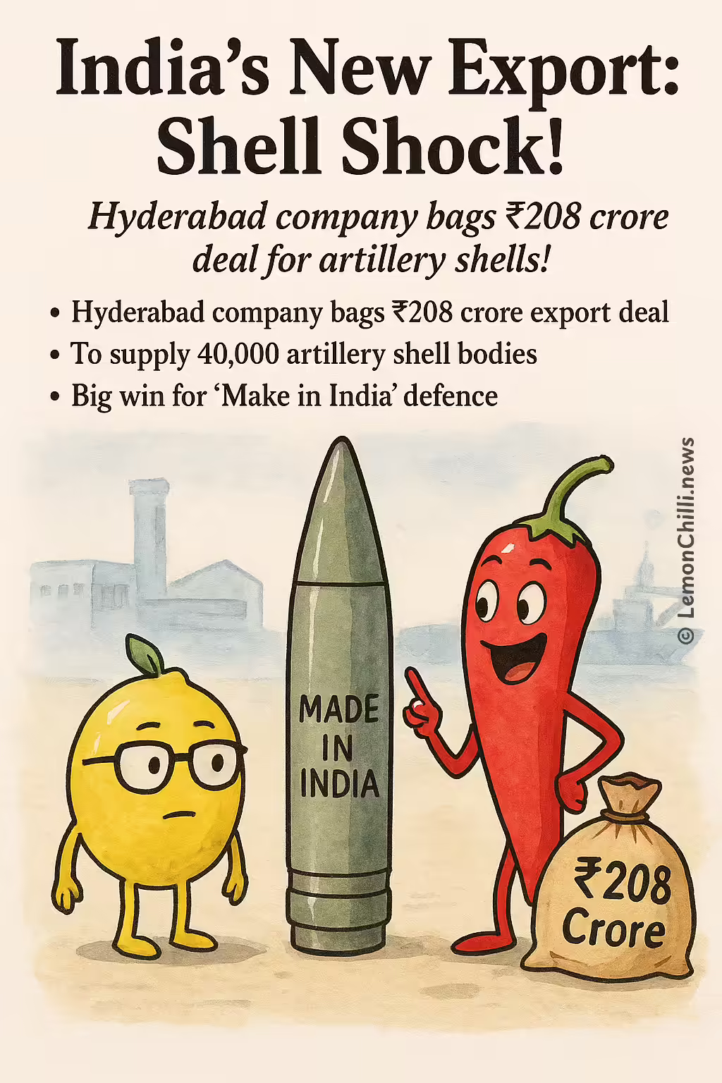 India's New Export: Shell Shock!