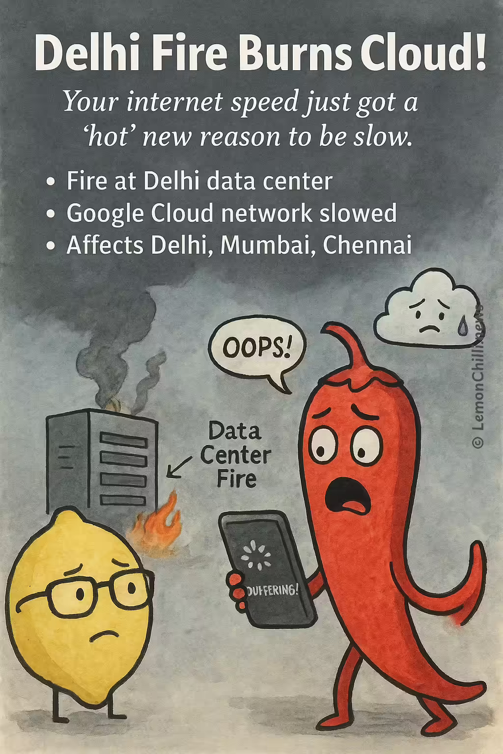 Delhi Fire Burns Cloud!