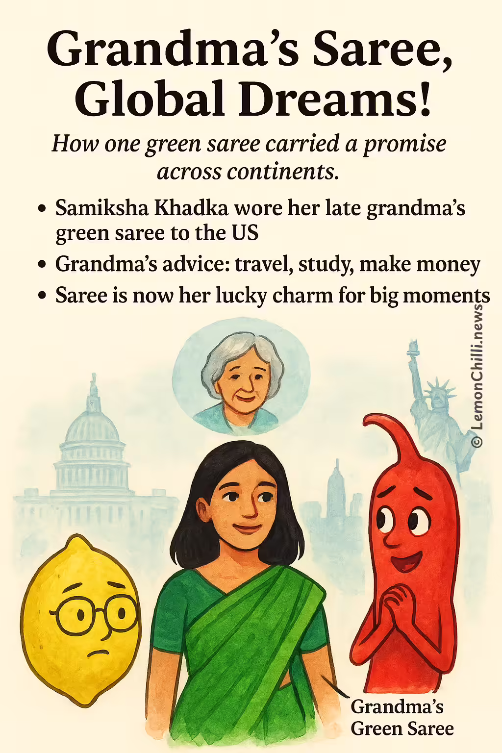 Grandma's Saree, Global Dreams!