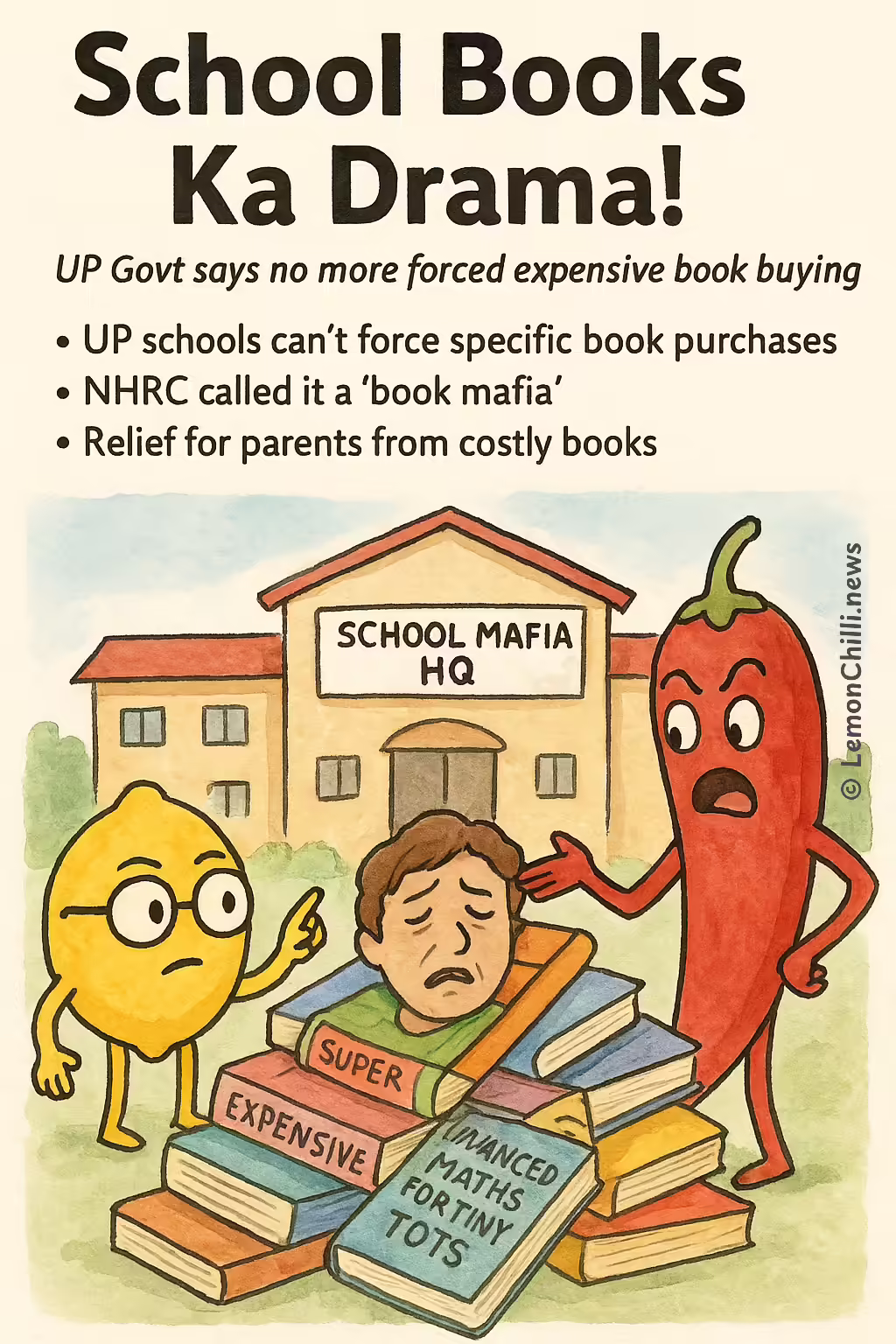 School Books Ka Drama!