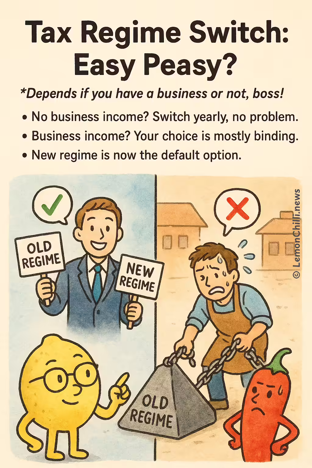 Tax Regime Switch: Easy Peasy?