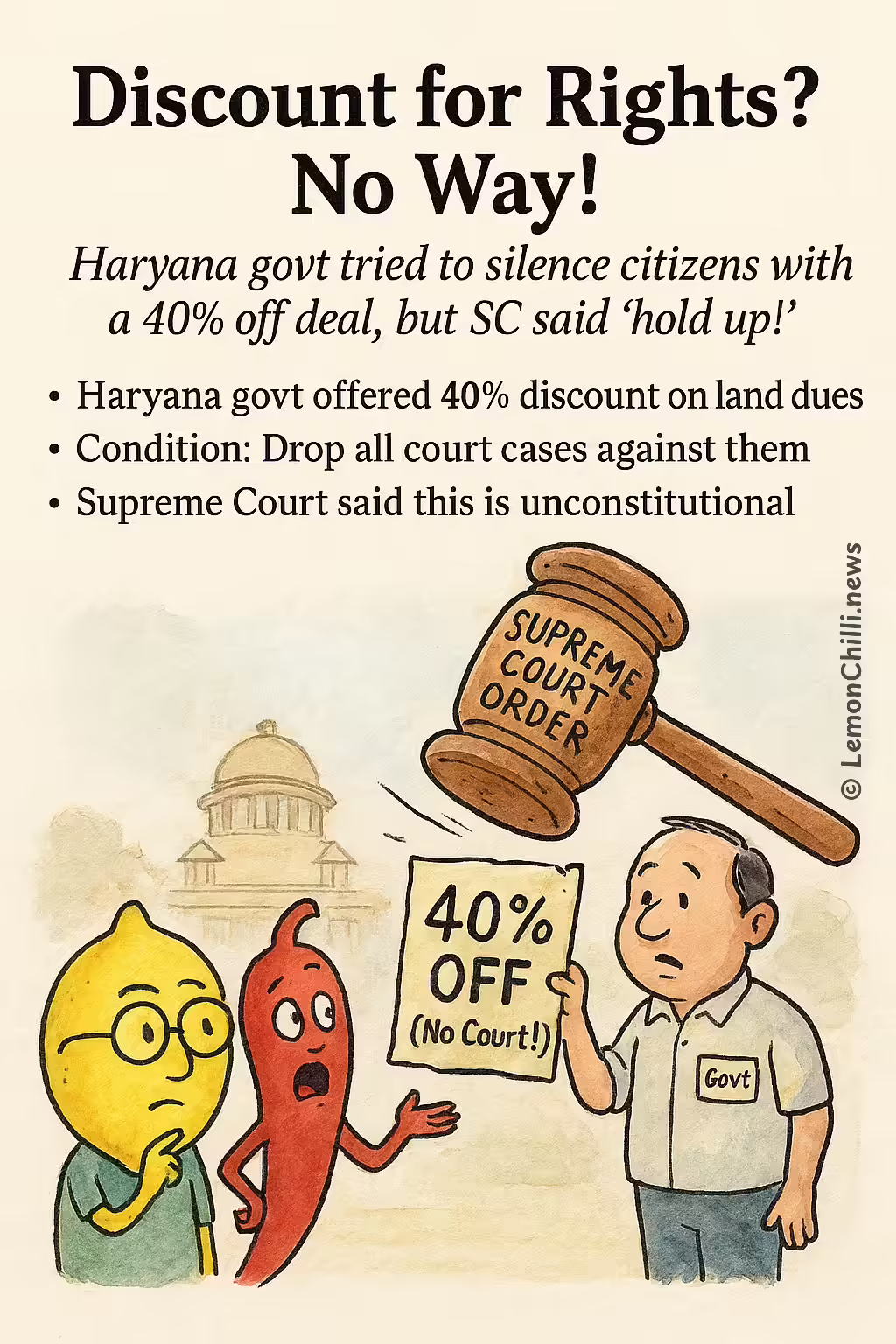 Discount for Rights? No Way!