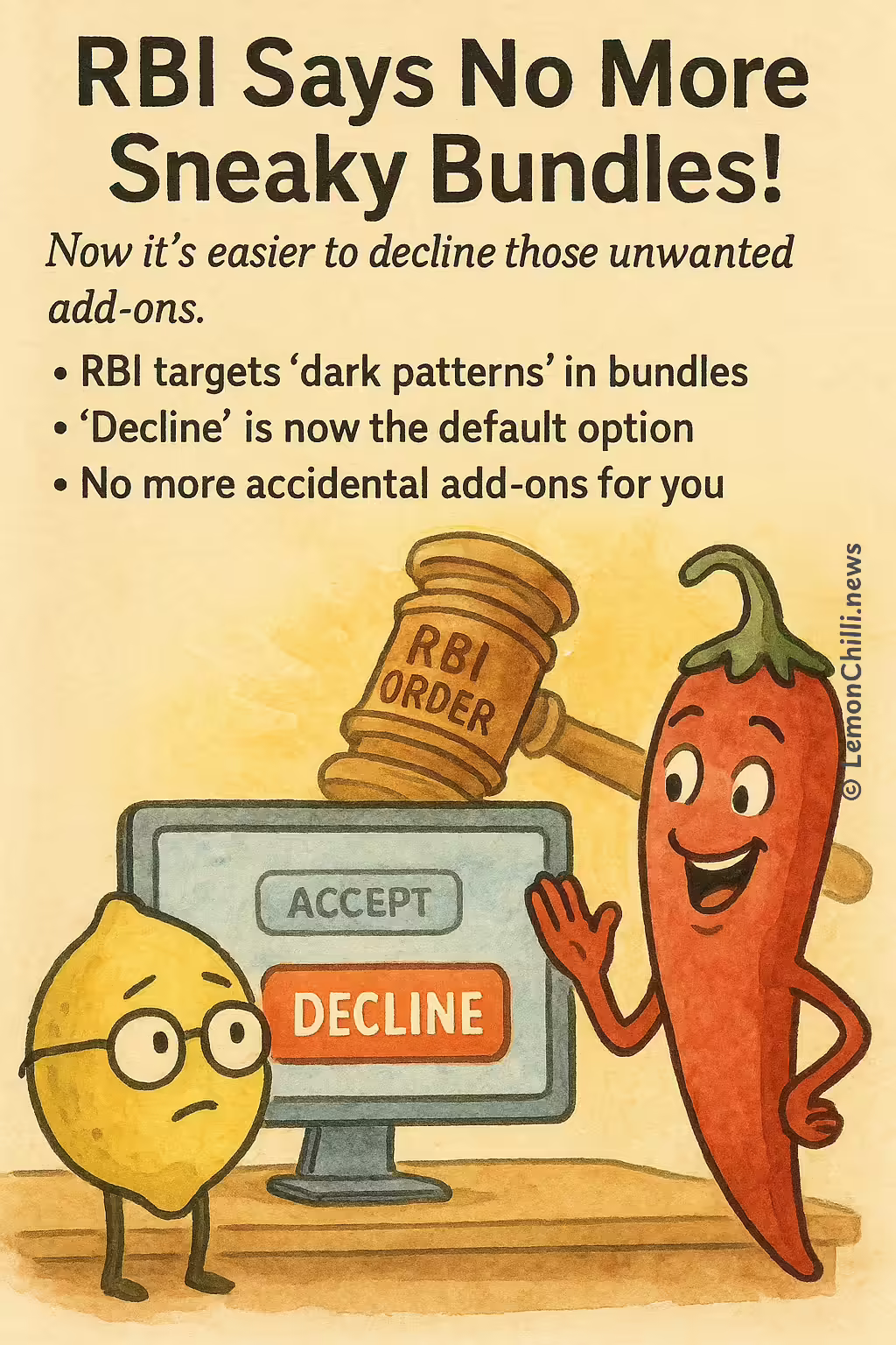 RBI Says No More Sneaky Bundles!