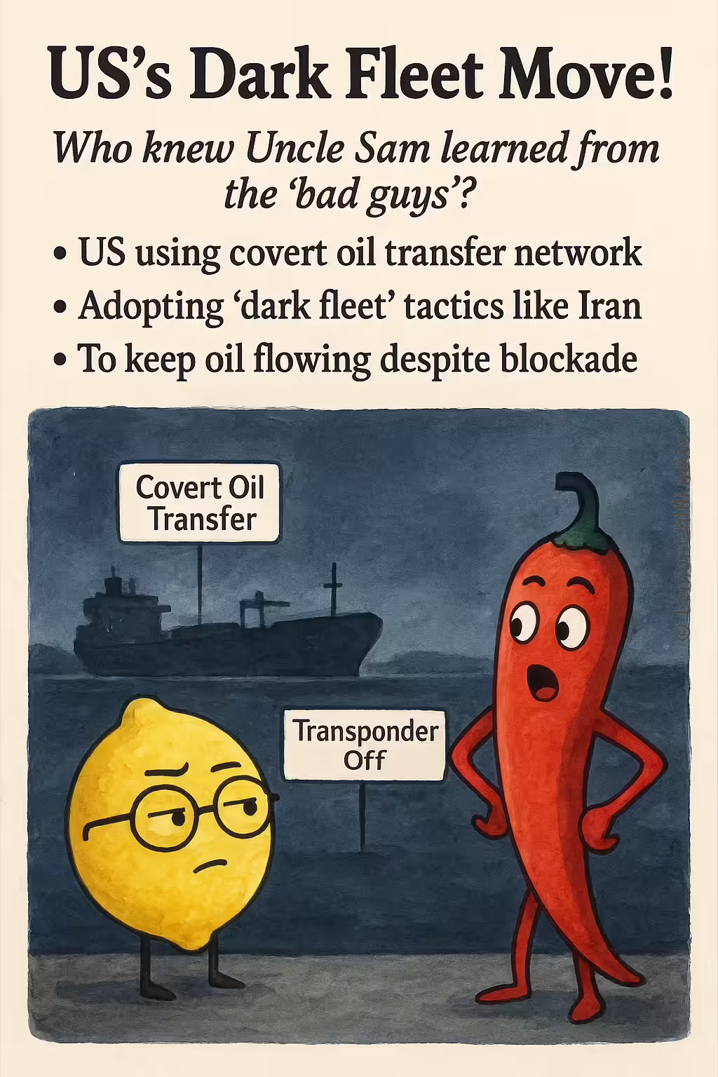 US's Dark Fleet Move!