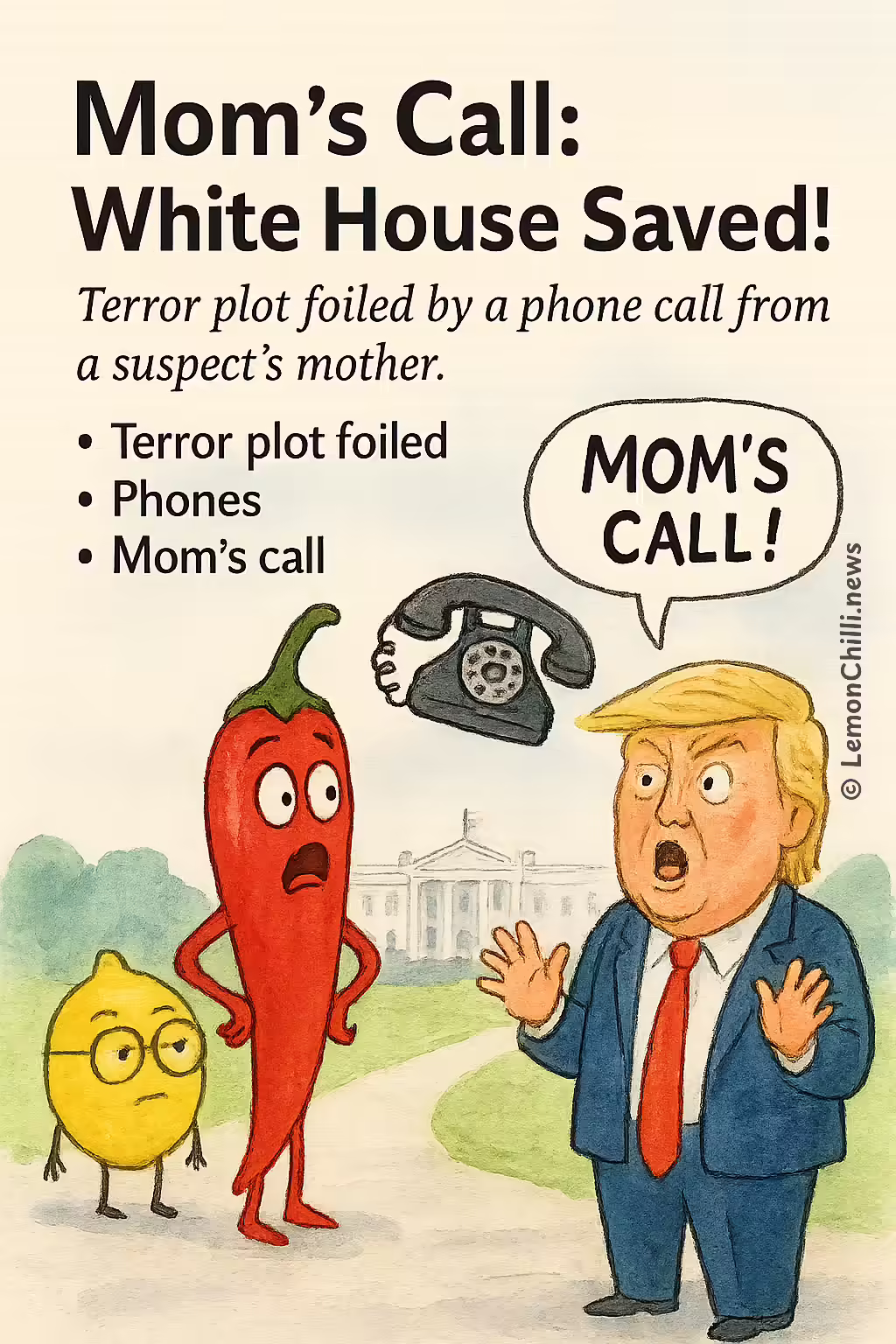 Mom's Call: White House Saved!
