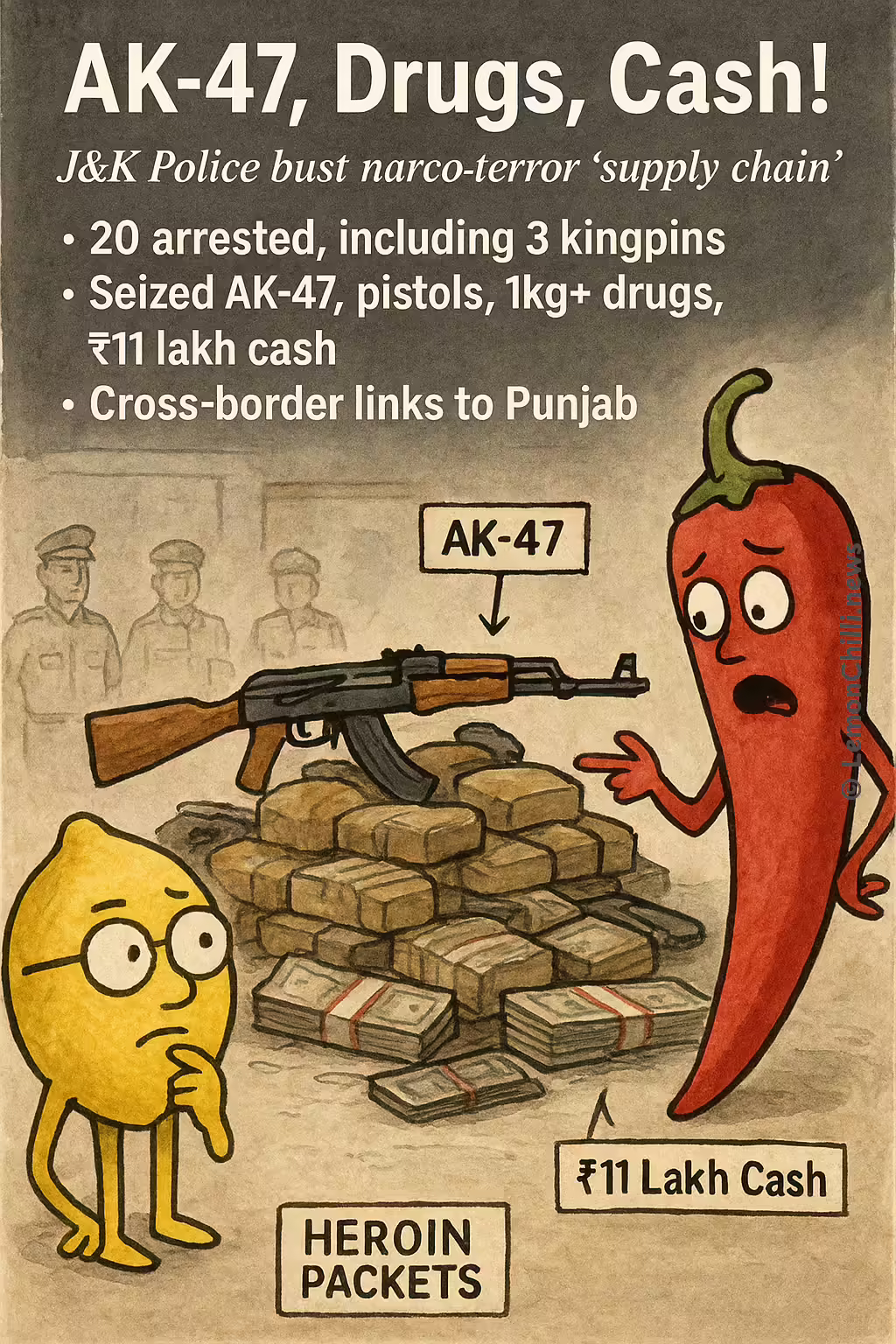 AK-47, Drugs, Cash!