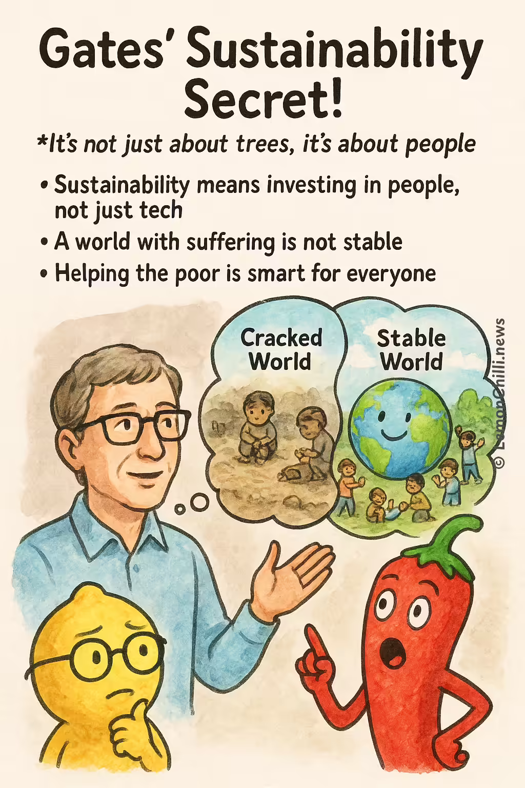 Gates' Sustainability Secret!