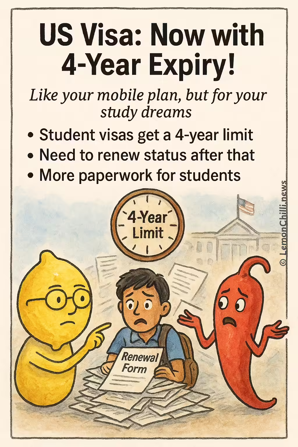 US Visa: Now with 4-Year Expiry!
