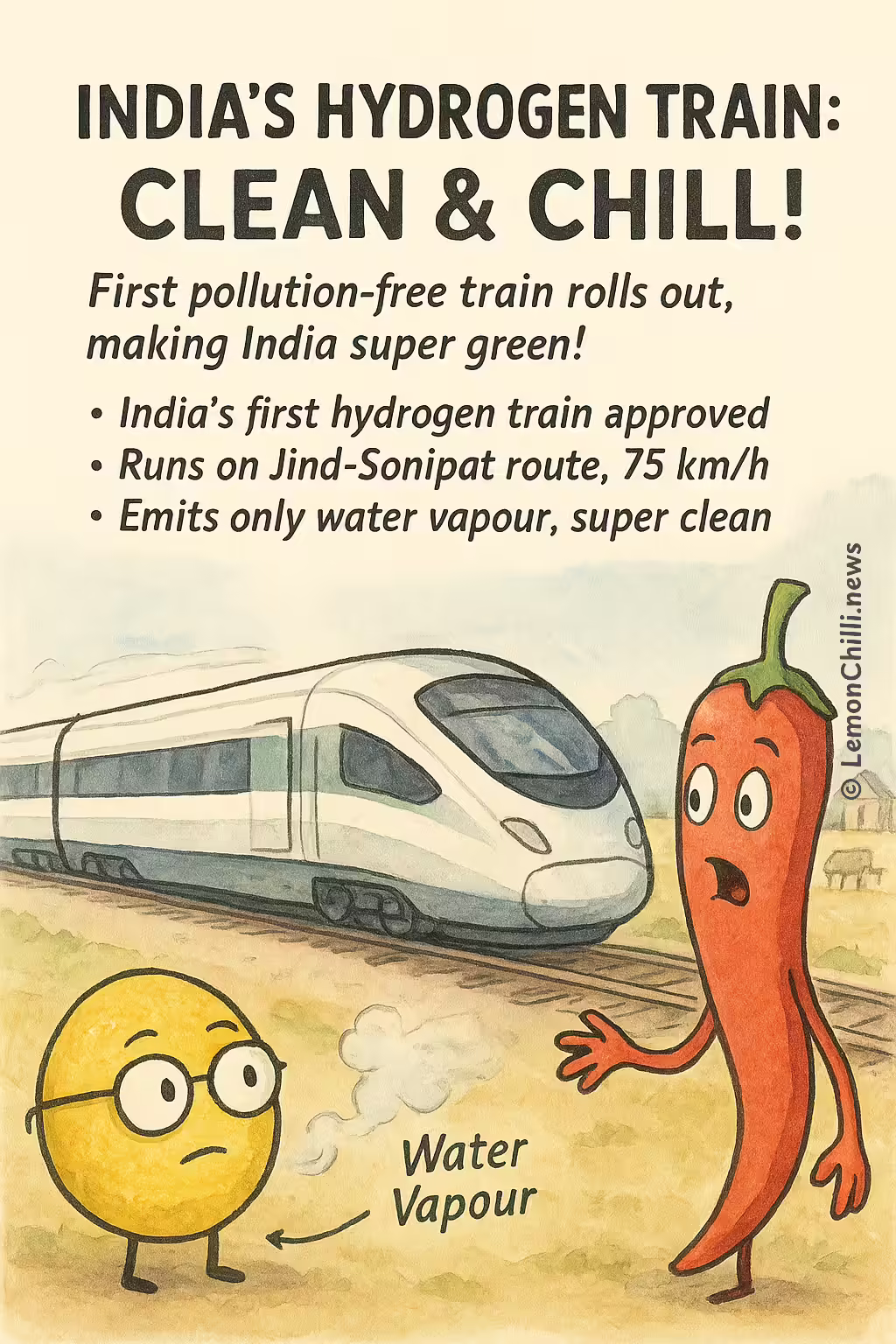 India's Hydrogen Train: Clean & Chill!