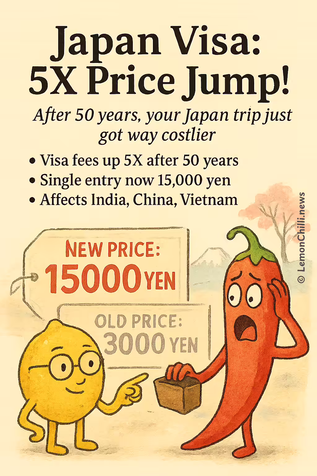 Japan Visa: 5X Price Jump!