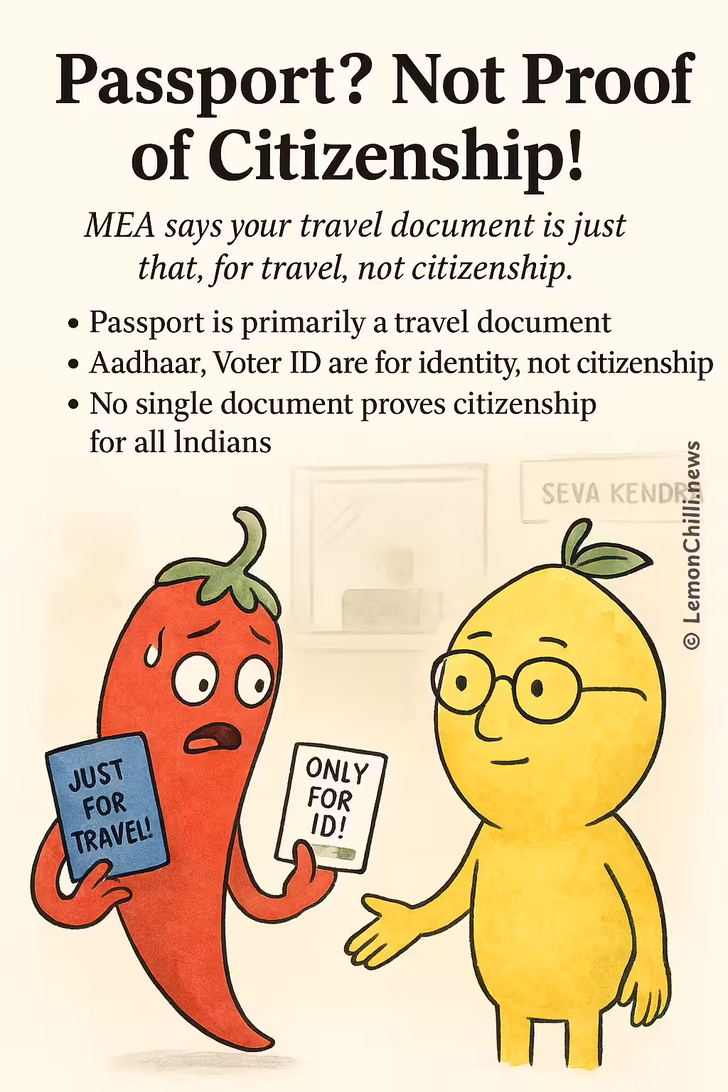Passport? Not Proof of Citizenship!