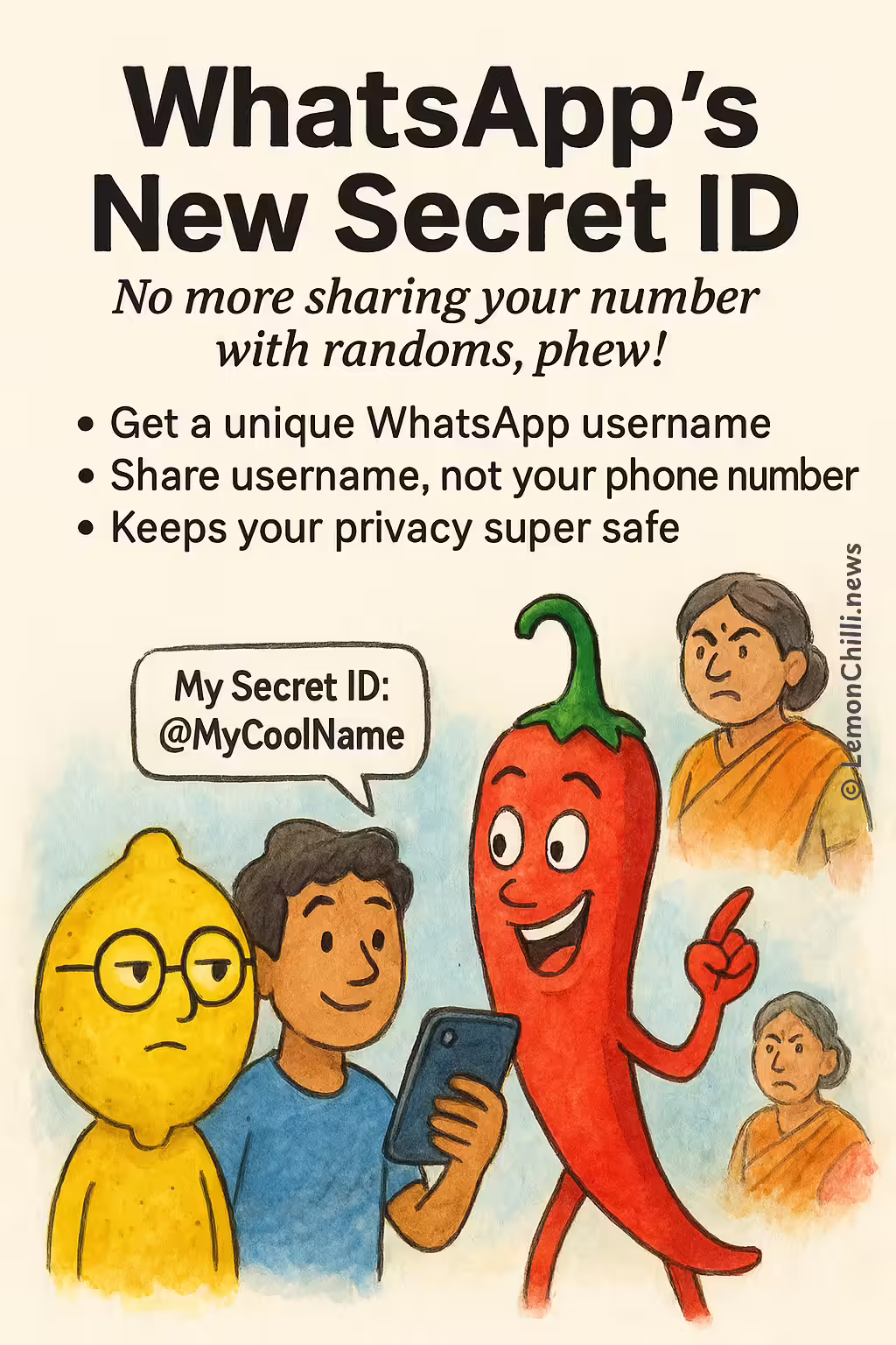 WhatsApp's New Secret ID