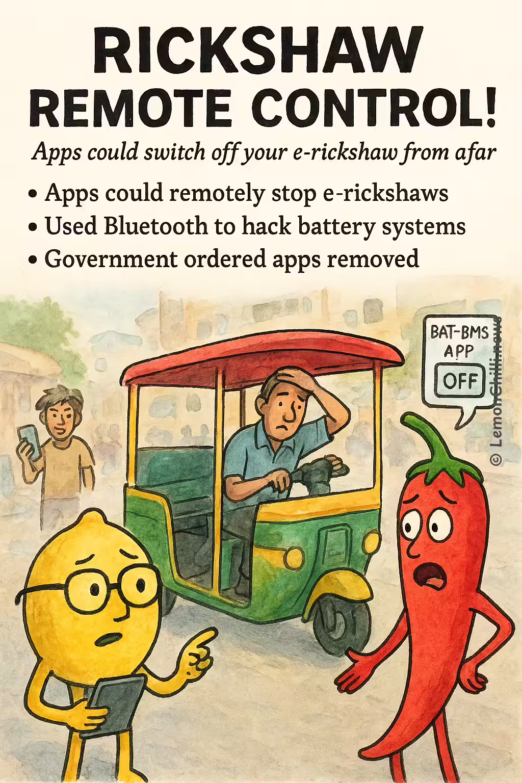 Rickshaw Remote Control!