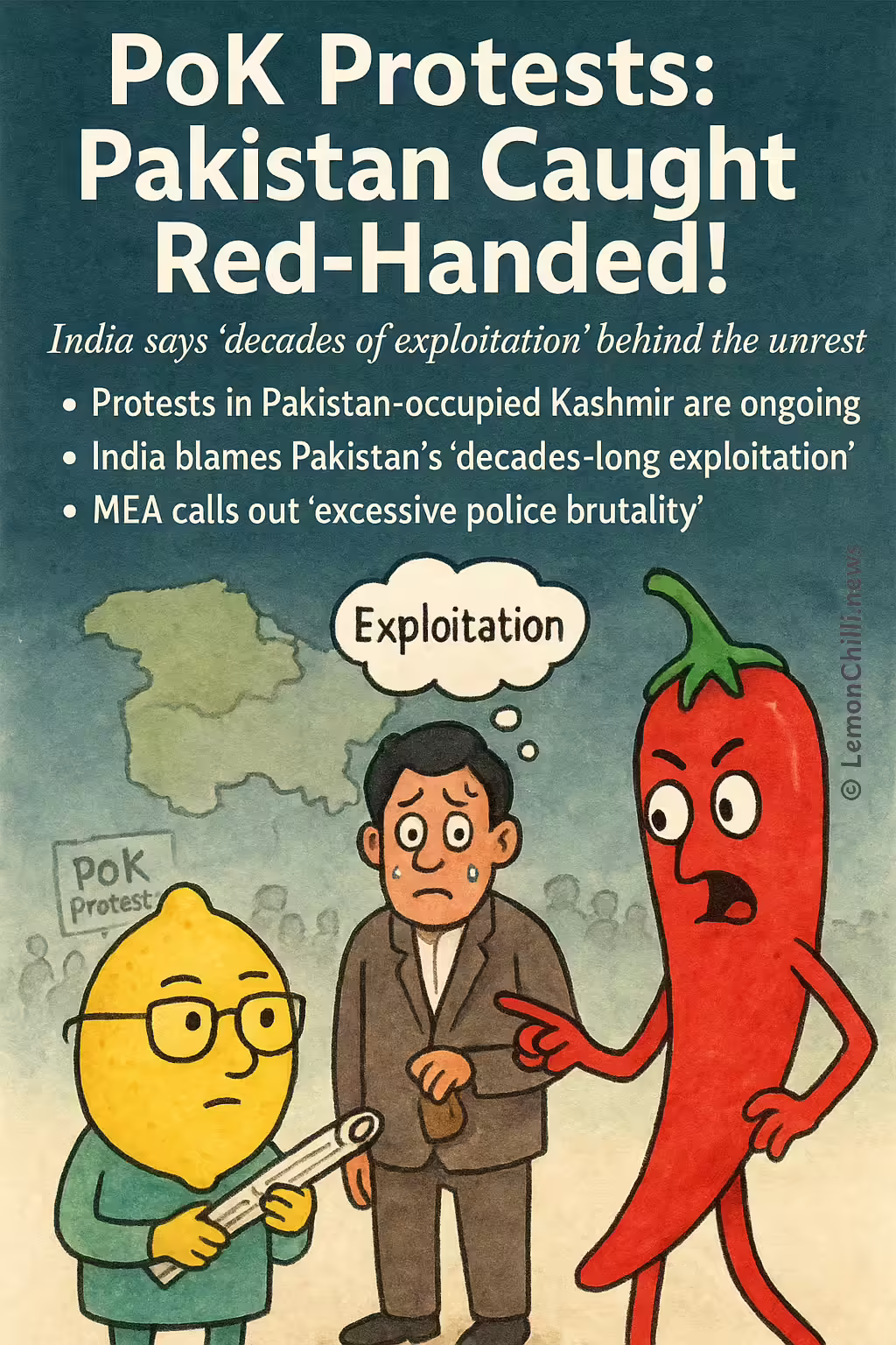 PoK Protests: Pakistan Caught Red-Handed!