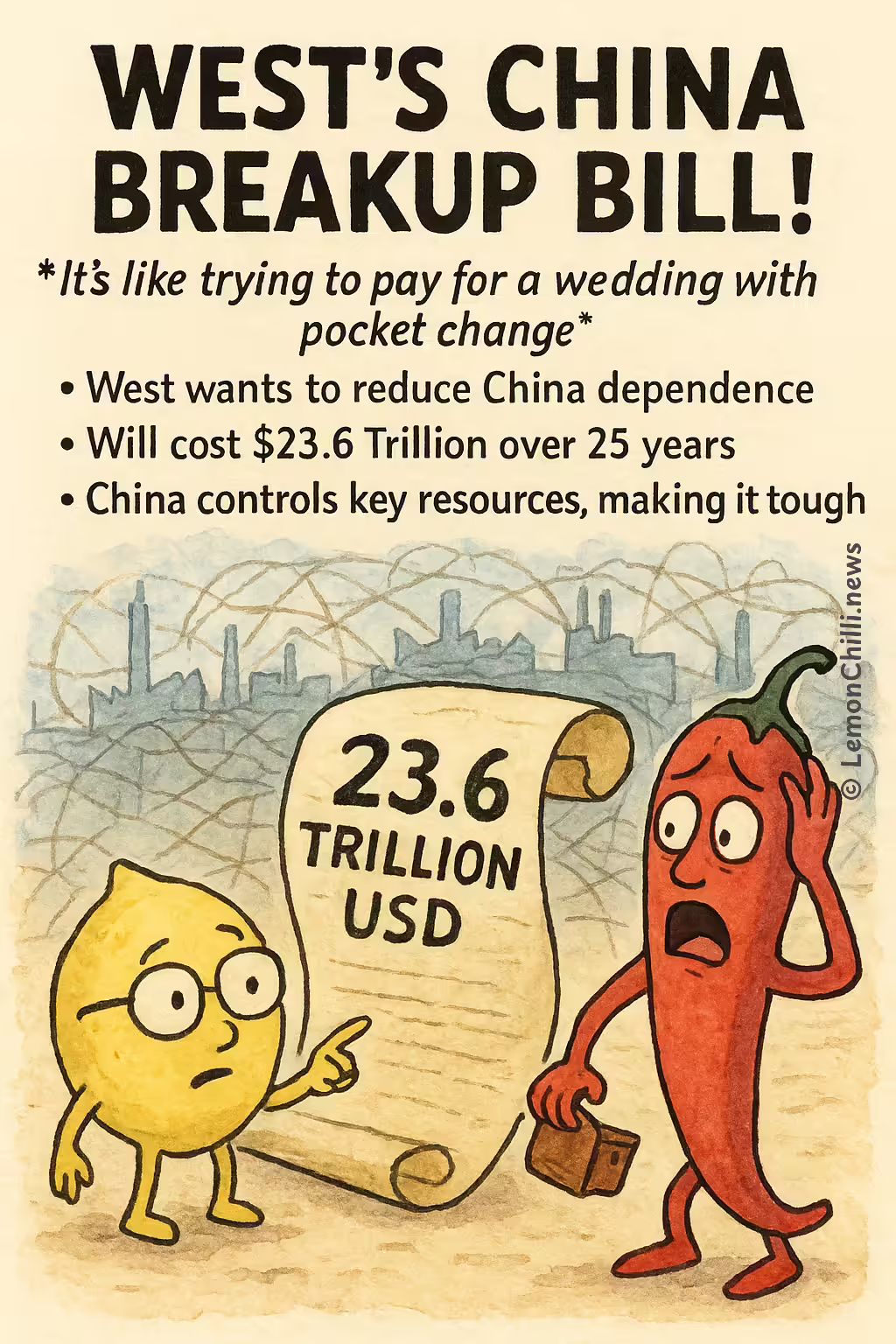 West's China Breakup Bill!