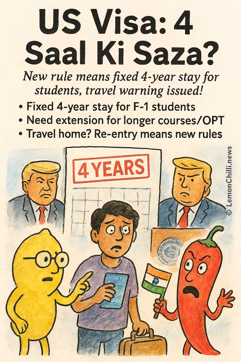 US Visa: 4 Saal Ki Saza?