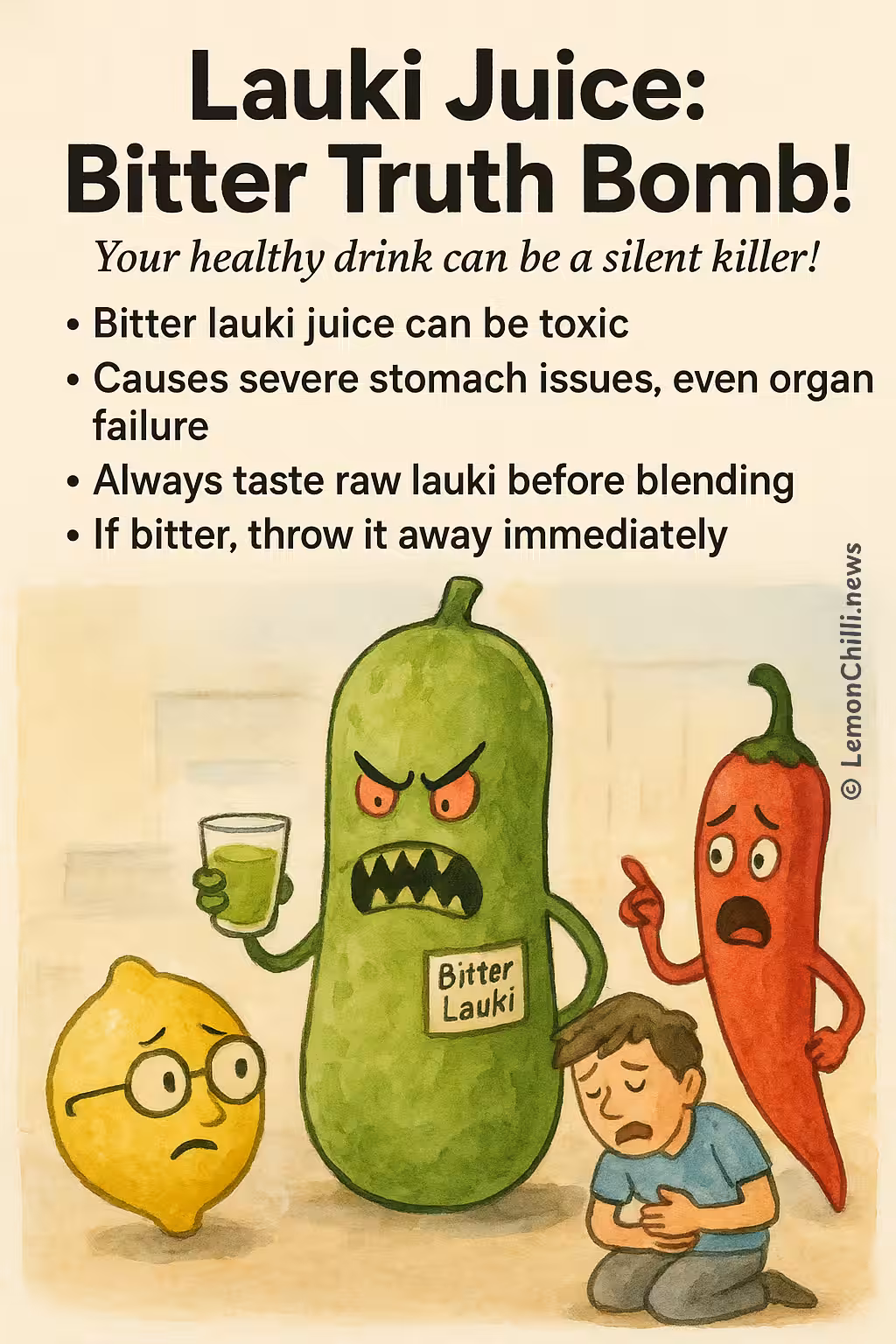 Lauki Juice: Bitter Truth Bomb!