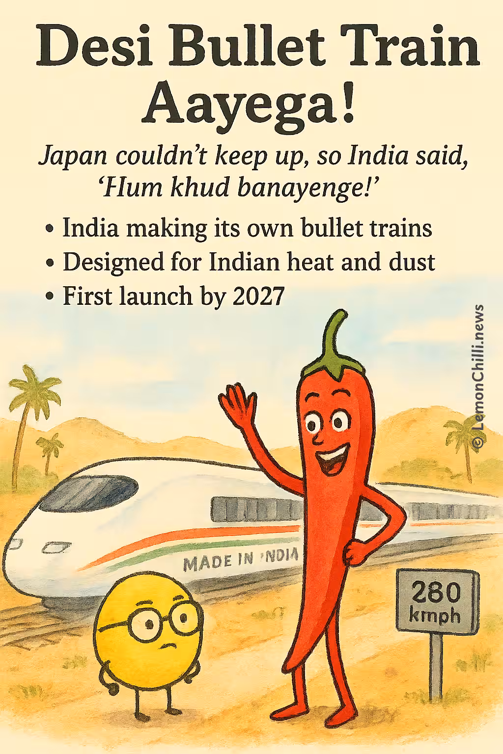 Desi Bullet Train Aayega!