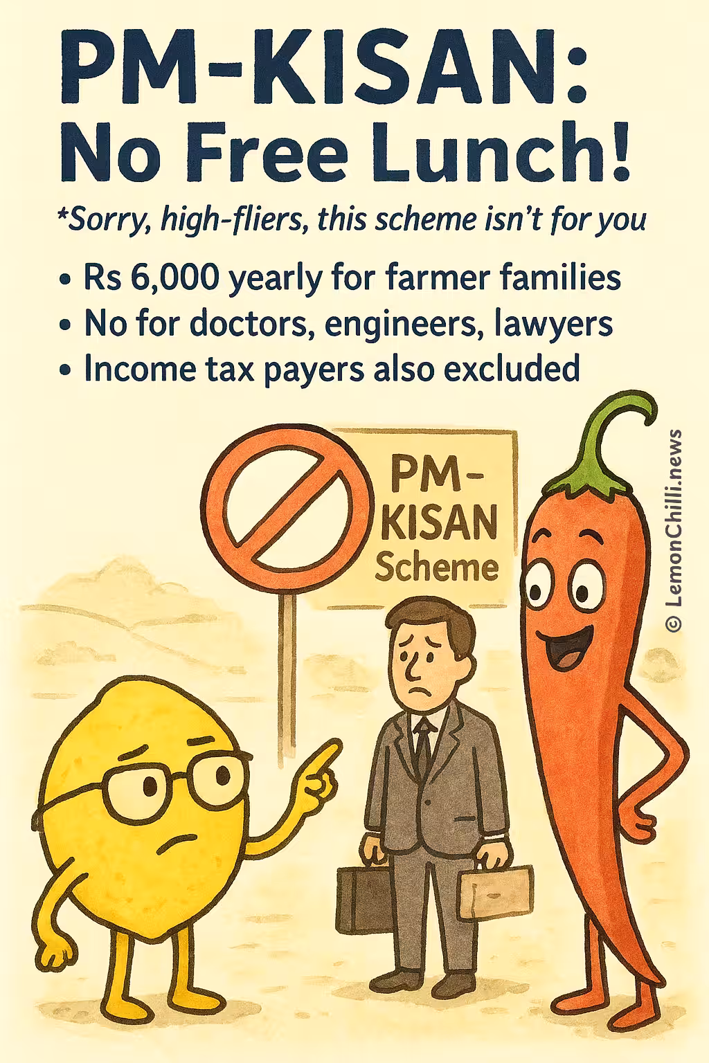 PM-KISAN: No Free Lunch!