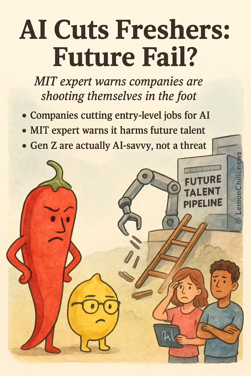 AI Cuts Freshers: Future Fail?