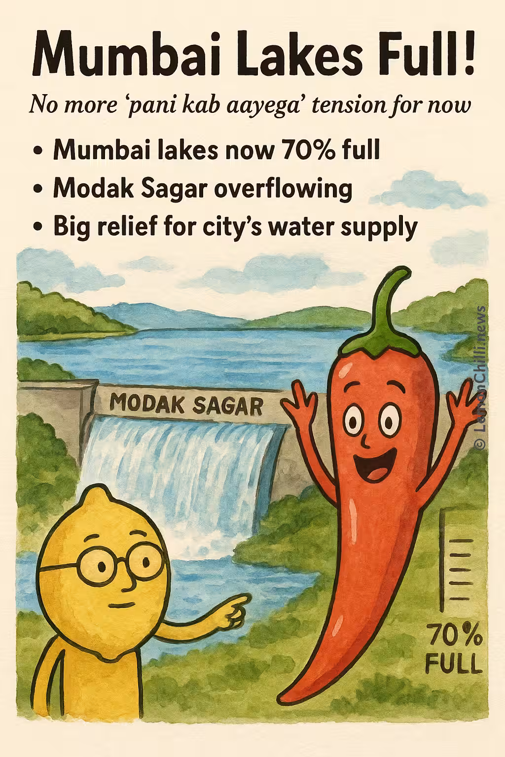 Mumbai Lakes Full!