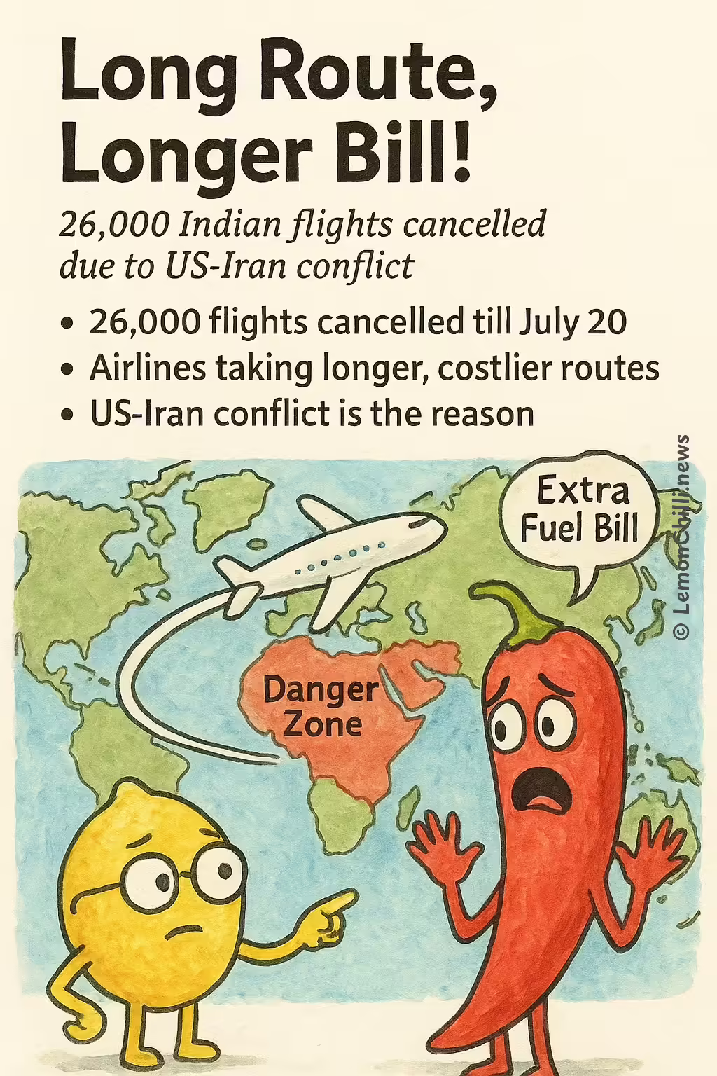 Long Route, Longer Bill!