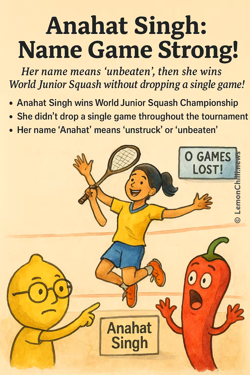 Anahat Singh: Name Game Strong!