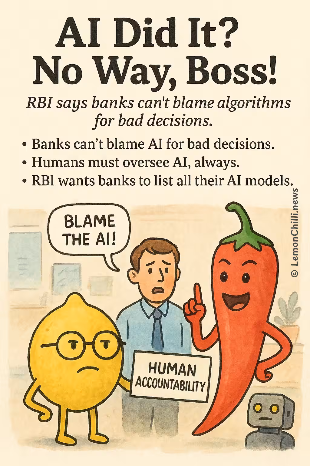 AI Did It? No Way, Boss!