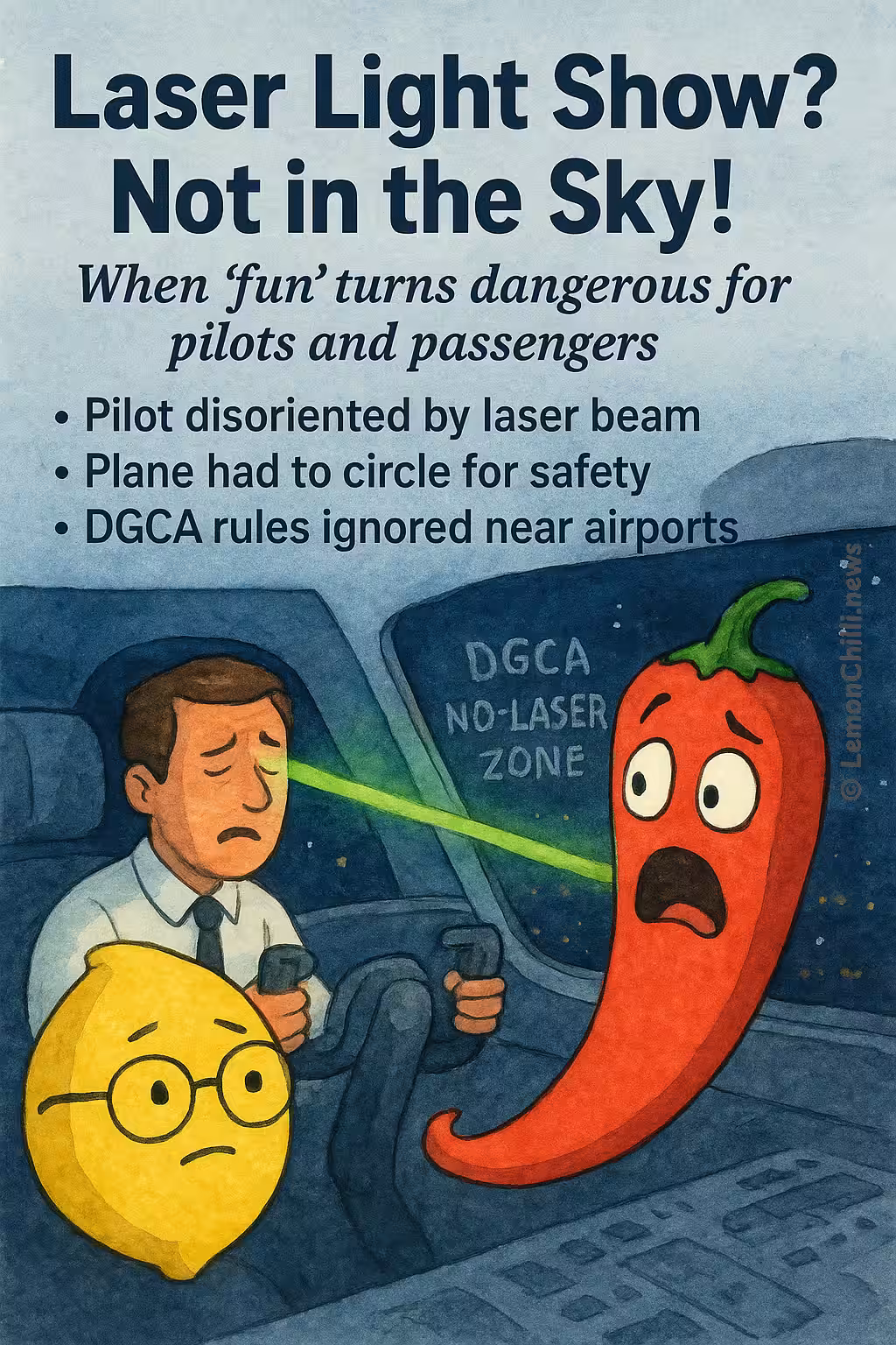 Laser Light Show? Not in the Sky!